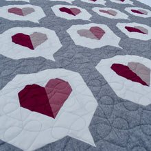 Load image into Gallery viewer, I HEART YOU QUILT KIT

