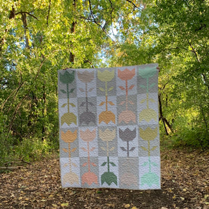 The Flower Block Quilt Bundle by Sidelake Stitch
