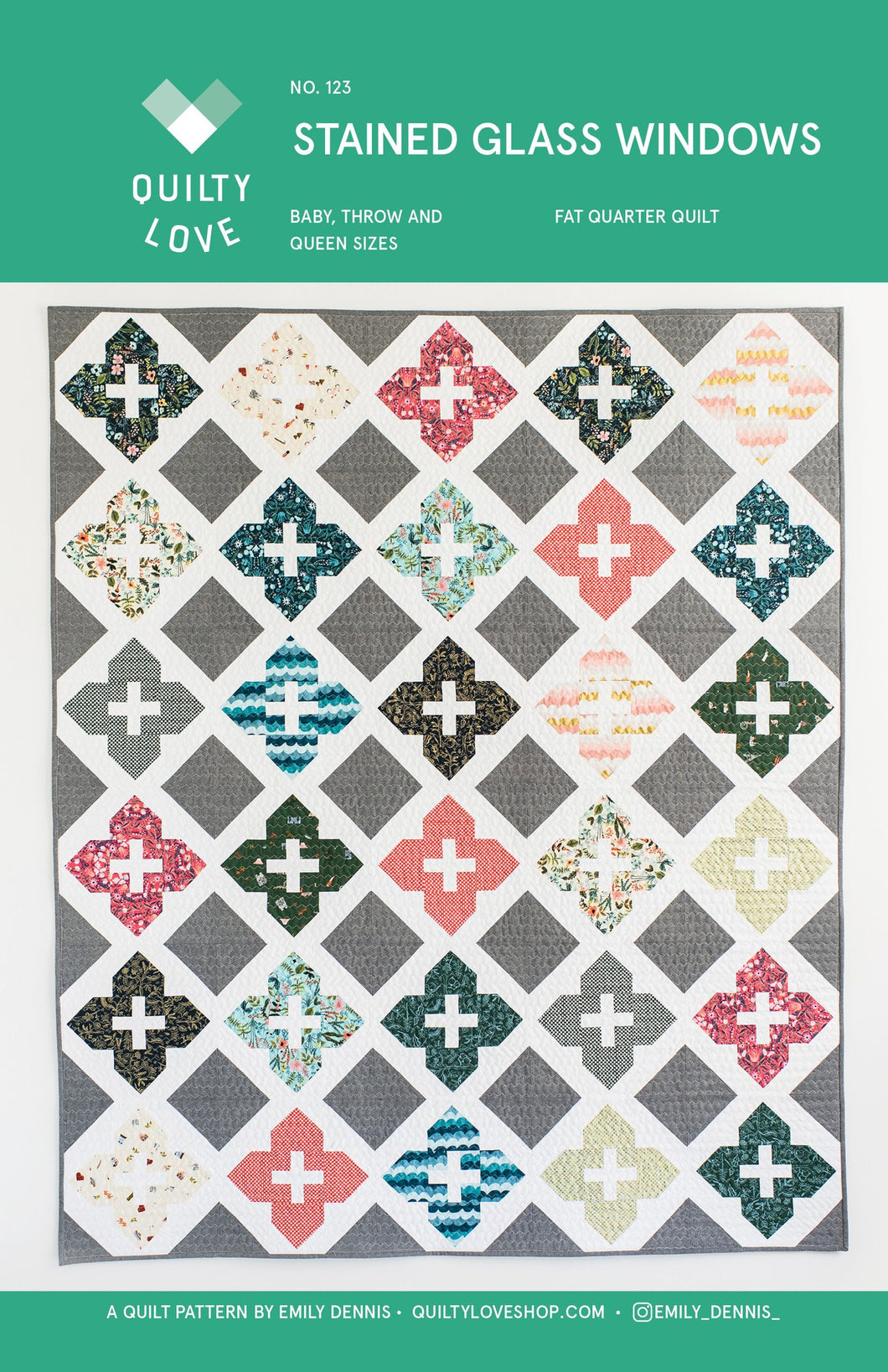Stained Glass Windows Quilt Pattern