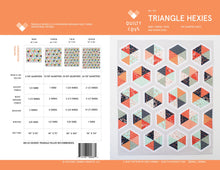 Load image into Gallery viewer, Triangle Hexies Quilt Pattern
