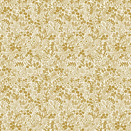 Tapestry Lace in Gold Metallic for Rifle Paper Co. Basics